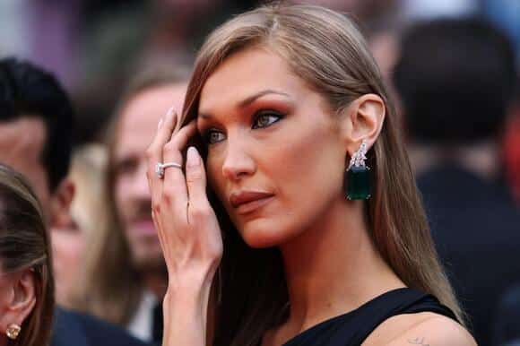 bella hadid cannes 2025 red carpet hair